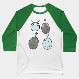 Robot Family Baseball T-Shirt